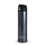 Homeatic Elite Slimline Vacuum Flask – 500ml Metallic Thermal Bottle with Secure Safety Lock