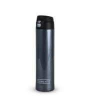 Homeatic Elite Slimline Vacuum Flask – 500ml Metallic Thermal Bottle with Secure Safety Lock