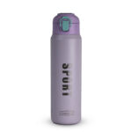 Homeatic Pastel Series Sport Flask – 500ml Matte Water Bottle with Pop-Color Locking Latch