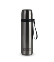HOMEATIC Gradient Insulated Travel Flask – 17oz Stainless Steel Vacuum Thermos with Integrated Cup & Silicone Carry Loop - Image 3